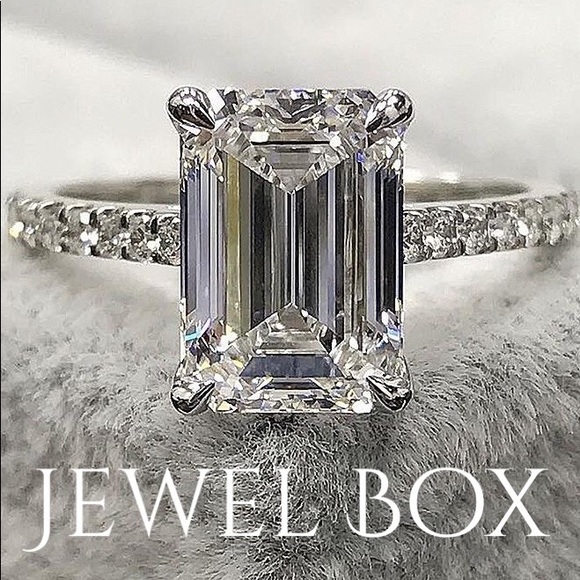 ❌ SOLD ❌ 14k white gold blue diamond ring halo - Picture 13 of 13